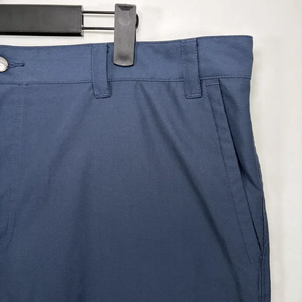 Callaway Optimum Performance Golf Shorts Mens Size 40 Navy Zipper Cargo Pocket